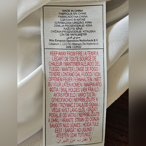 Nike FIT DRY White Green Navy Short Sleeve T-Shirt Men's XL Performance NWOT - Picture 8 of 13